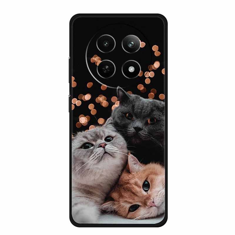 Чехол для Realme 13+ Роскошные мягкие силиконовые чехлы из ТПУ для OPPO Realme 13 Plus 5G Realme13+ Ударопрочный защитный чехол Fundas