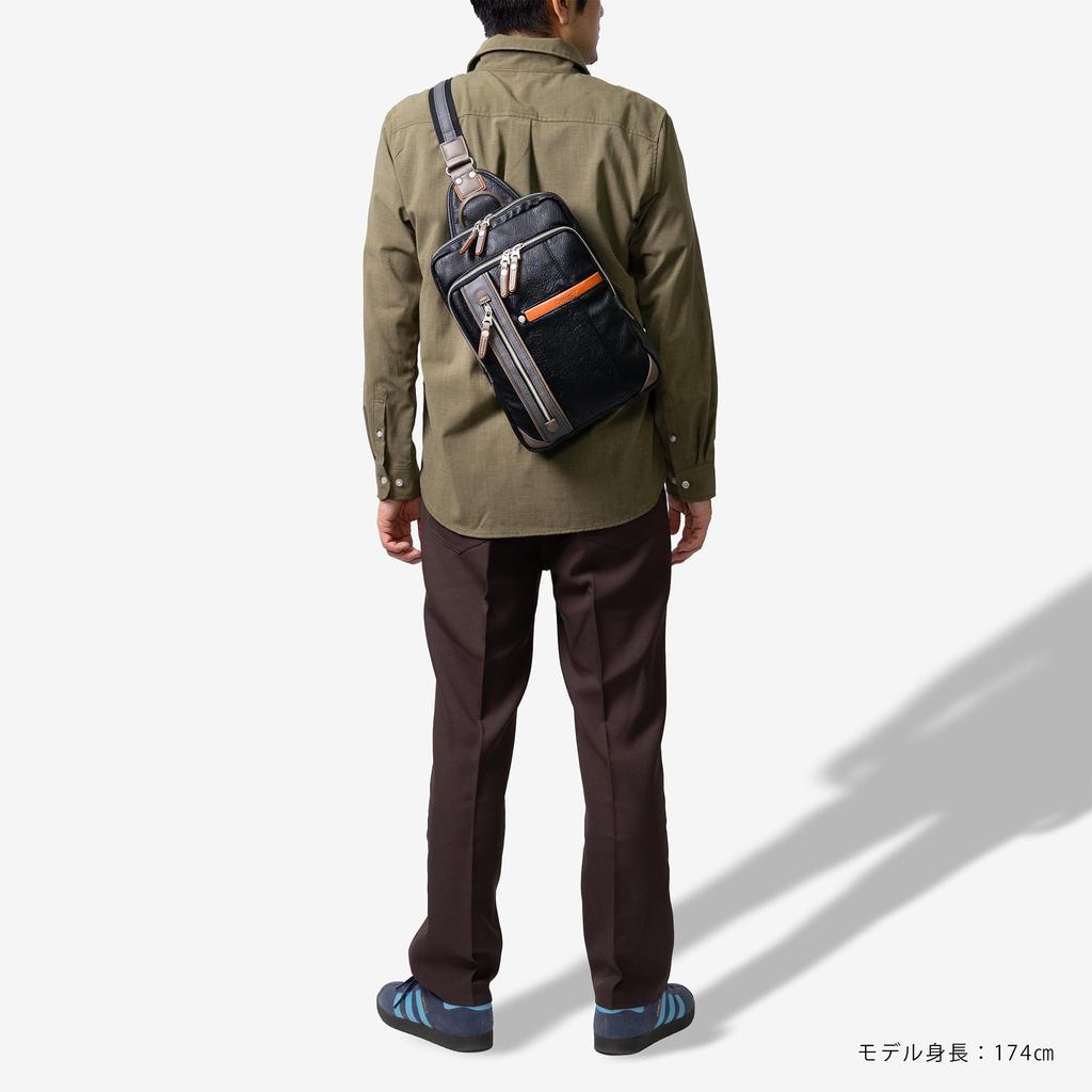 Сумка для тела черная [Усы] YVQ-5998