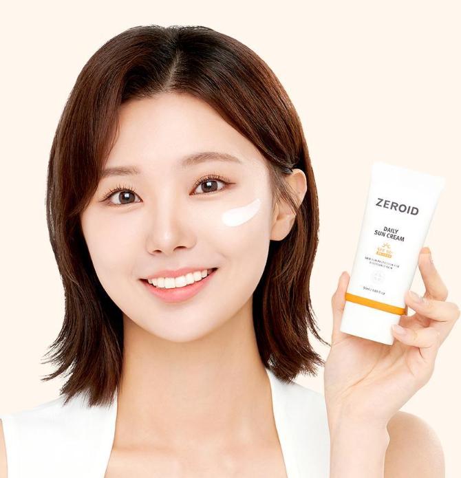 ZEROID Daily Sun Cream 50ml – Gentle Mineral Sunscreen for Sensitive Skin