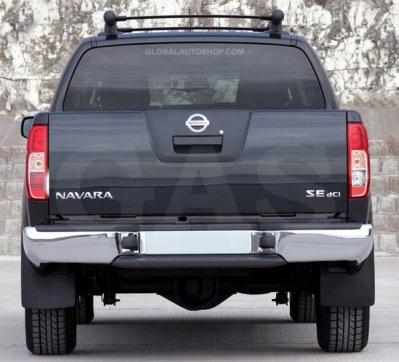 Nissan Navara III D40 05-14 Хромированная накладка на крышку багажника