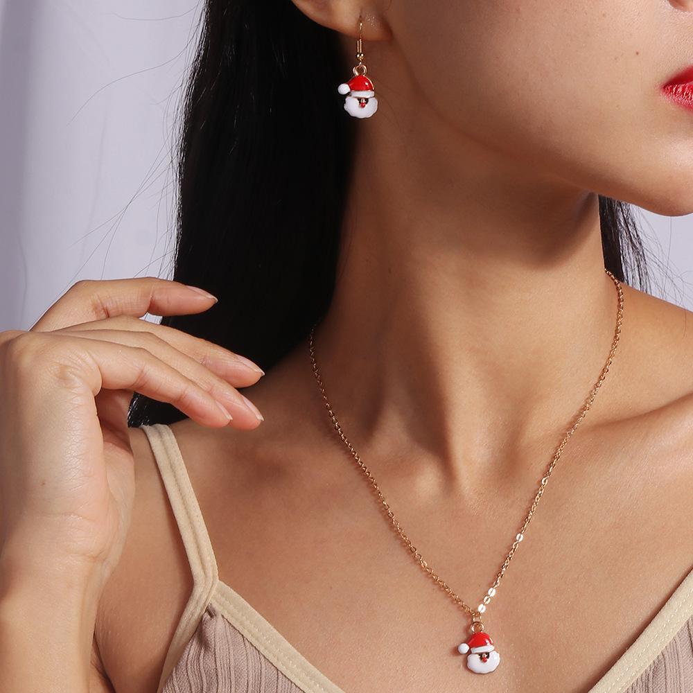 Christmas Tree Earrings Stylish Ornaments Jewelry Set Earrings Dangle Festive Christmas Earring Set For Christmas Eve Winter