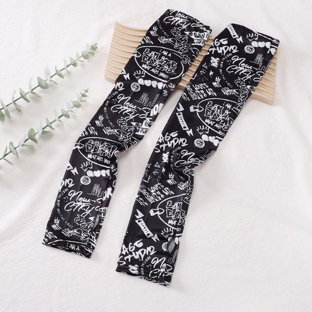 Ледяной шелк Солнцезащитная манжета Защита от УФ-лучей Длинные перчатки Подарок Рукава для рук Бег Рыбалка Велоспорт