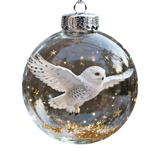 Рождественские акриловые украшения с птицами 2D Кардиналы Животные Украшения на елку Ручной работы Праздничные