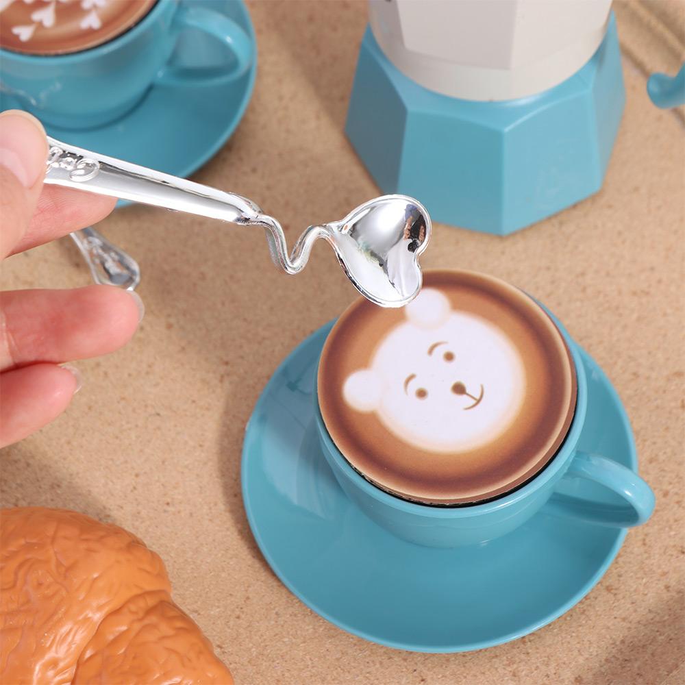 Coffee Machine Simulation Coffee Set Kettle Snack Afternoon Tea Toy Play House Toy  Kids Gift