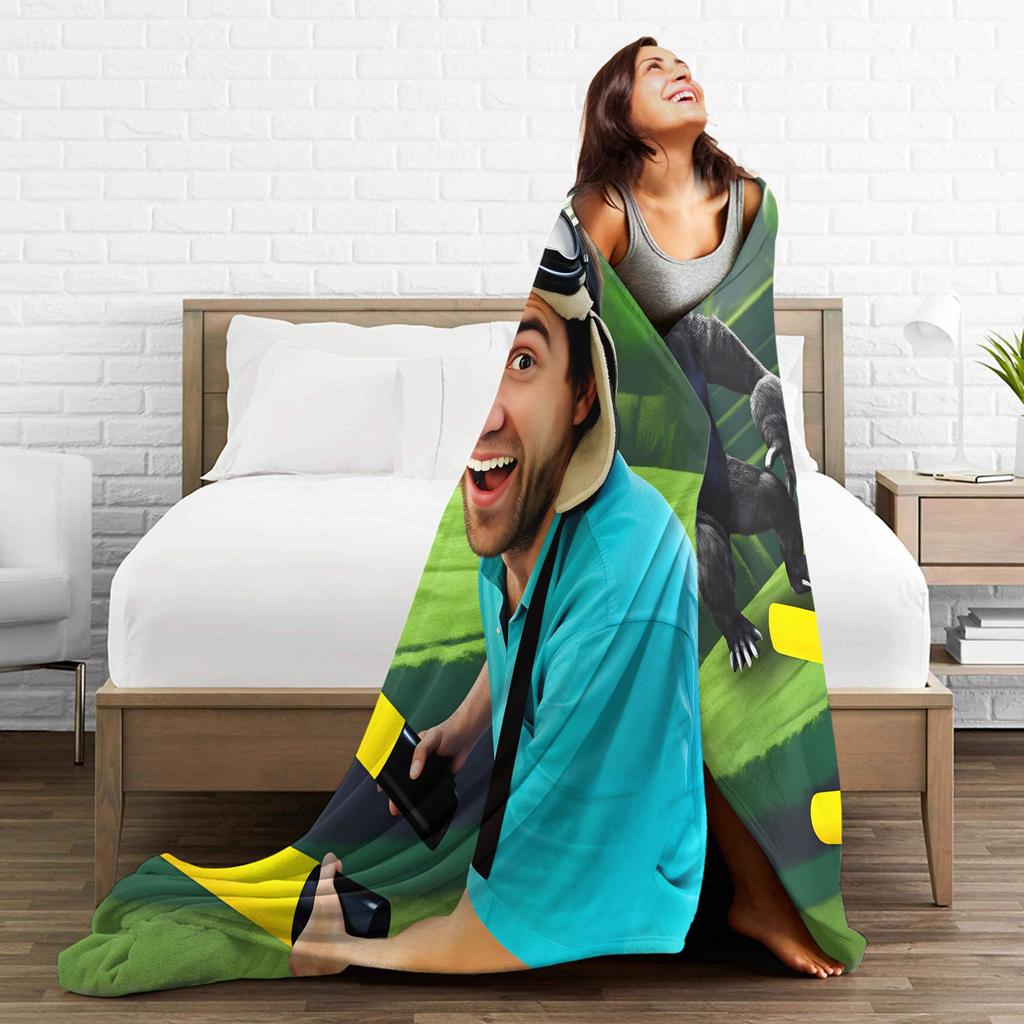 Dannys Go Blankets Spring Soft Throw Blanket For Kids Adults Living Room Flannel Bedspread Bed Cover