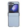 For Samsung Galaxy Z Flip7 FE 5G/Z Flip6 5G Case Hinge Protection Litchi Texture Leather + PC Phone Cover