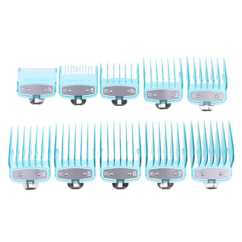 1Set 2/8/10Pcs Universal Hair Clipper Guards For Hair Clippers Barber Accessories Professional Trimmer Attachment Limit Combs