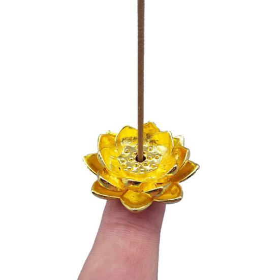 Лотос форма благовония палочка держатель горелки пластина сандалового дерева курильница домашний декор