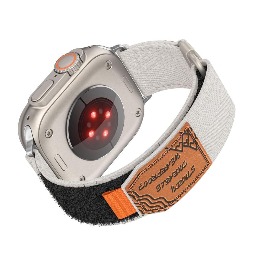 Нейлоновый кожаный ремешок для Apple Watch Band Ultra 49 мм, 44 мм, 45 мм, 42 мм, 41 мм, 42 мм, 38 мм, спортивный ремешок для часов Iwatch Serise 8, 7, 6, 5, браслет