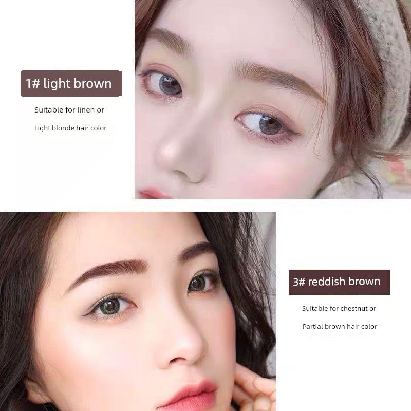 Eyebrow Pencil Waterproof Long Lasting Fadeless Four Fork Eyebrow Pencil Female New New Arrival Not Smudge Distinct Look Official Authentic Products