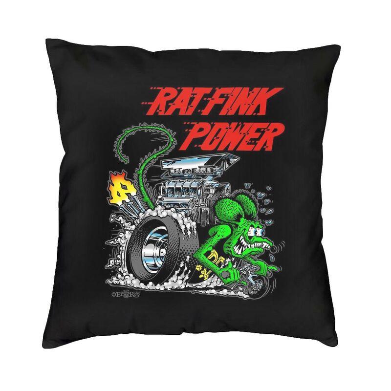Rat Fink Rat Fink Анимация Аниме Мультфильм Квадратная Наволочка для Подушки Домашний Декор 3D Двусторонняя Печать Чехол на Подушку для Дивана