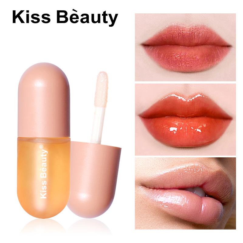 KISS BEAUTY Capsule Capsule Lip Glum Holly Увлажняющее и подвижное средство для губ