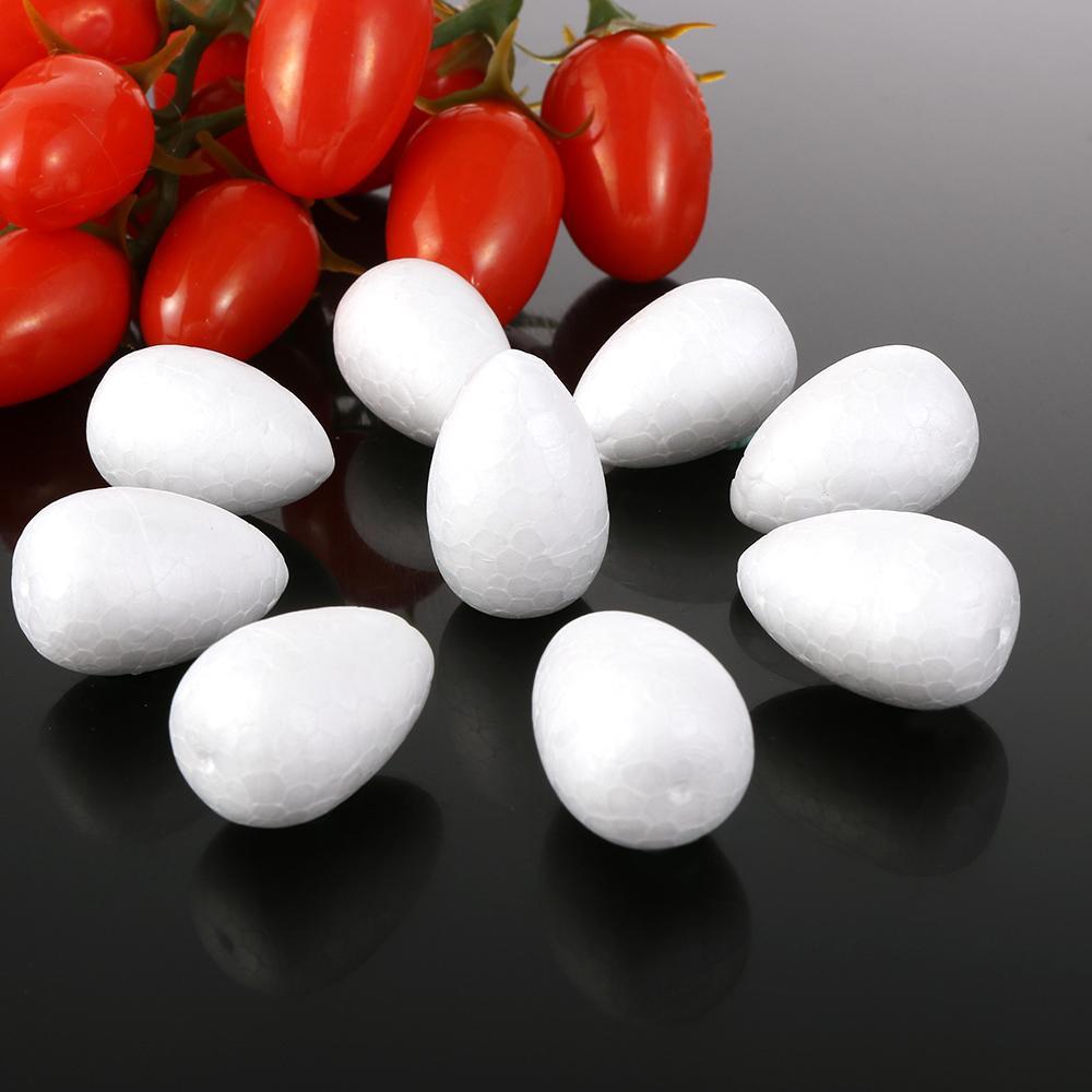 Gifts Kids Favors Wedding Decor Oval Tools DIY Painting White Craft Balls Drop Shape Foam Flower