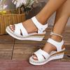 Fashion Women Wedge Heel Sandals Summer New Fashion Lightweight Non Slip Beach Shoes Ladies Buckle Strap Platform Sandalias Plus Size43