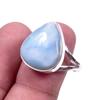 Кольцо из серебра 925 пробы с драгоценным камнем Natural Republic Larimar, размер 10, y0o77