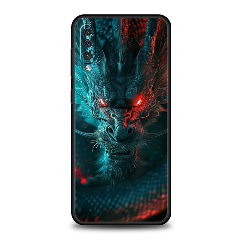 Чехол-бампер для телефона с китайским драконом для Samsung Galaxy A24 A13 A53 A73 A33 A22 A12 A02 A03 A05 A70 A50 A10 A20 5G Силиконовый чехол-сумка
