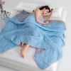 Cooling Quilt Summer Blanket Lightweight Cooling Fibers Breathable Thin Double-Sided Self-Cooling Sleep Blanket for Hot Nights Bedroom Travel