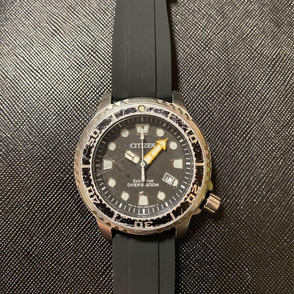 Б/у Citizen Promaster Eco Drive PROMASTER CITIZEN BN0156-05E E168-S100623