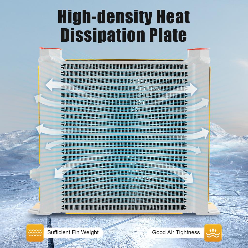 Промышленный гидравлический маслоохладитель 5,6 кВт 100 л/мин AC 110 В для инженерно-строительной техники, станков с ЧПУ, гидравлической системы