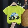 Summer Kids Cute Printing T Shirts Short Sleeve Tops Korean Style O-neck Loose T Shirts for Children Girls and Boys
