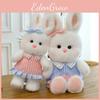 Милая мультяшная плюшевая игрушка-кролик с набивкой из ПП хлопка для декора игровой комнаты для девочек