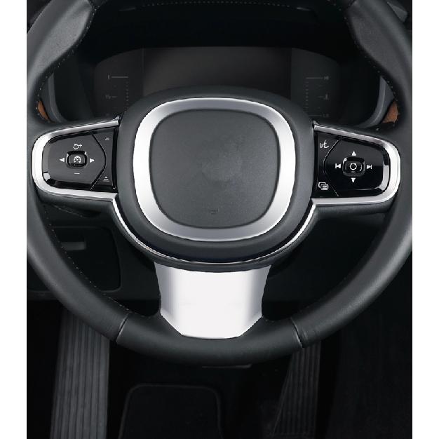 Для Volvo S90 XC90 декоративная рамка на руль xc60 v90, специальные наклейки из АБС-пластика, внутренние наклейки для автомобиля s60 v60