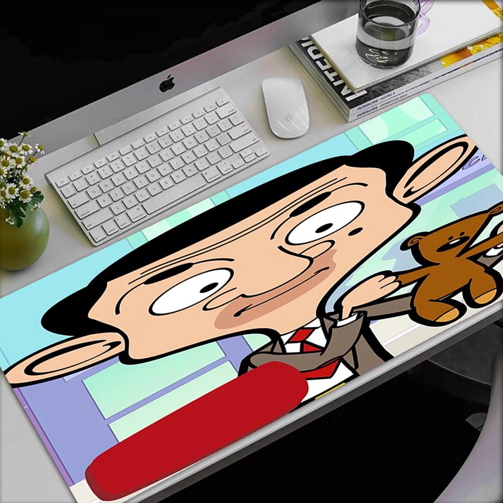 Mr. Bean Theme Mouse Pad, Non Slip Rubber Base, Multifunctional Office & Home Decor, Perfect for Workspace Personalization.