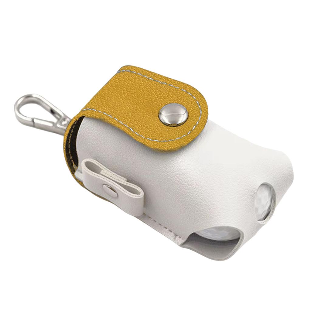 Поясная сумка для мячей для гольфа из ПУ кожи, Портативный мини-чехол с держателем для ти и металлической пряжкой для женщин и мужчин