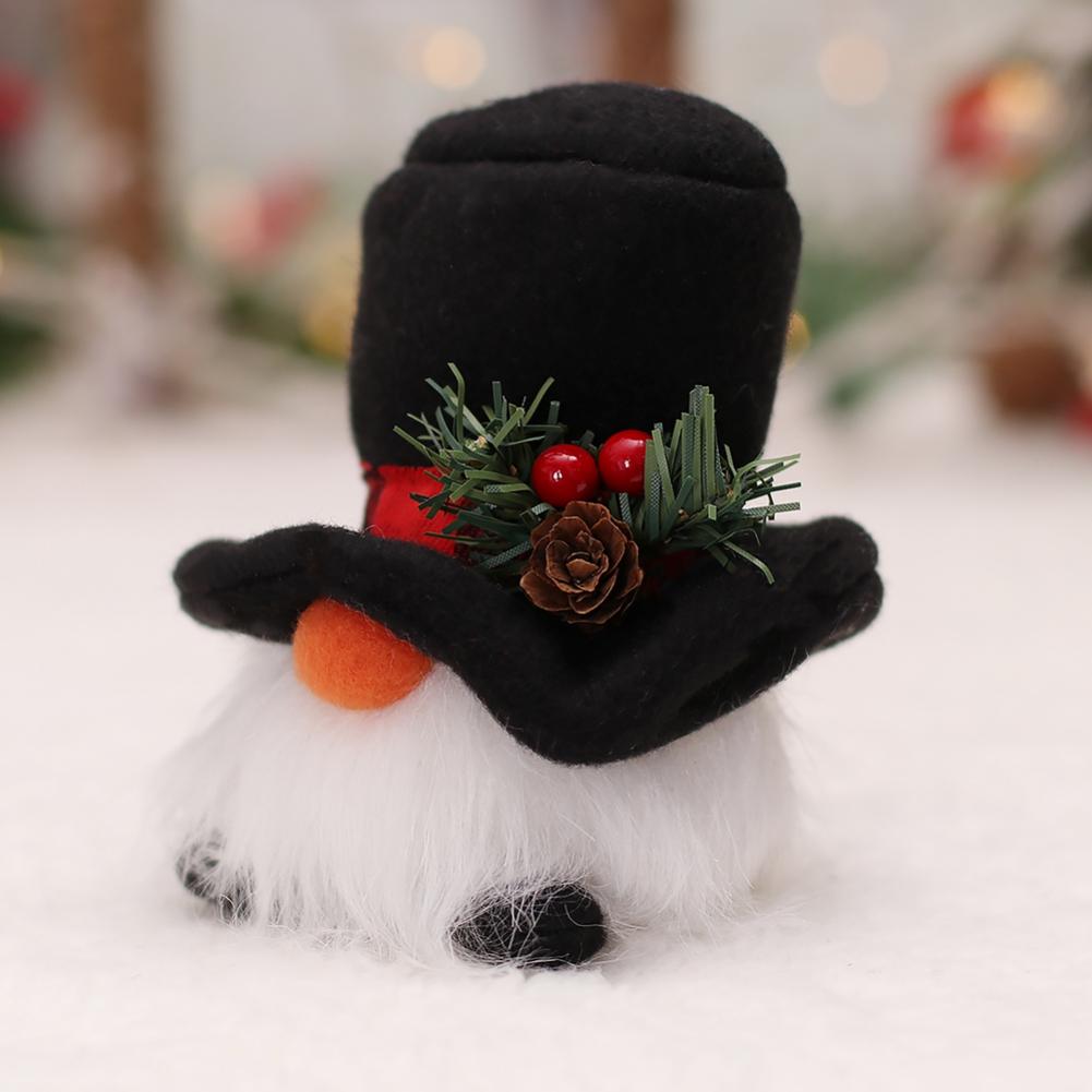 Рождественский снеговик и гномы, плюшевые гномы ручной работы, плюшевые рождественские украшения со светом на Рождество, домашний декор, подарки для мальчиков