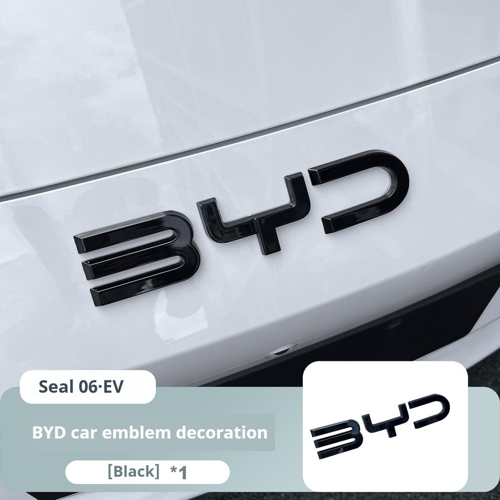 Для BYD Seal 06 DMI Seal 06 EV Модификация Переднего Эмблемы Автомобиля Черный Воин Значок Автомобиля Стили Покрытия Логотип из Углеродного Волокна