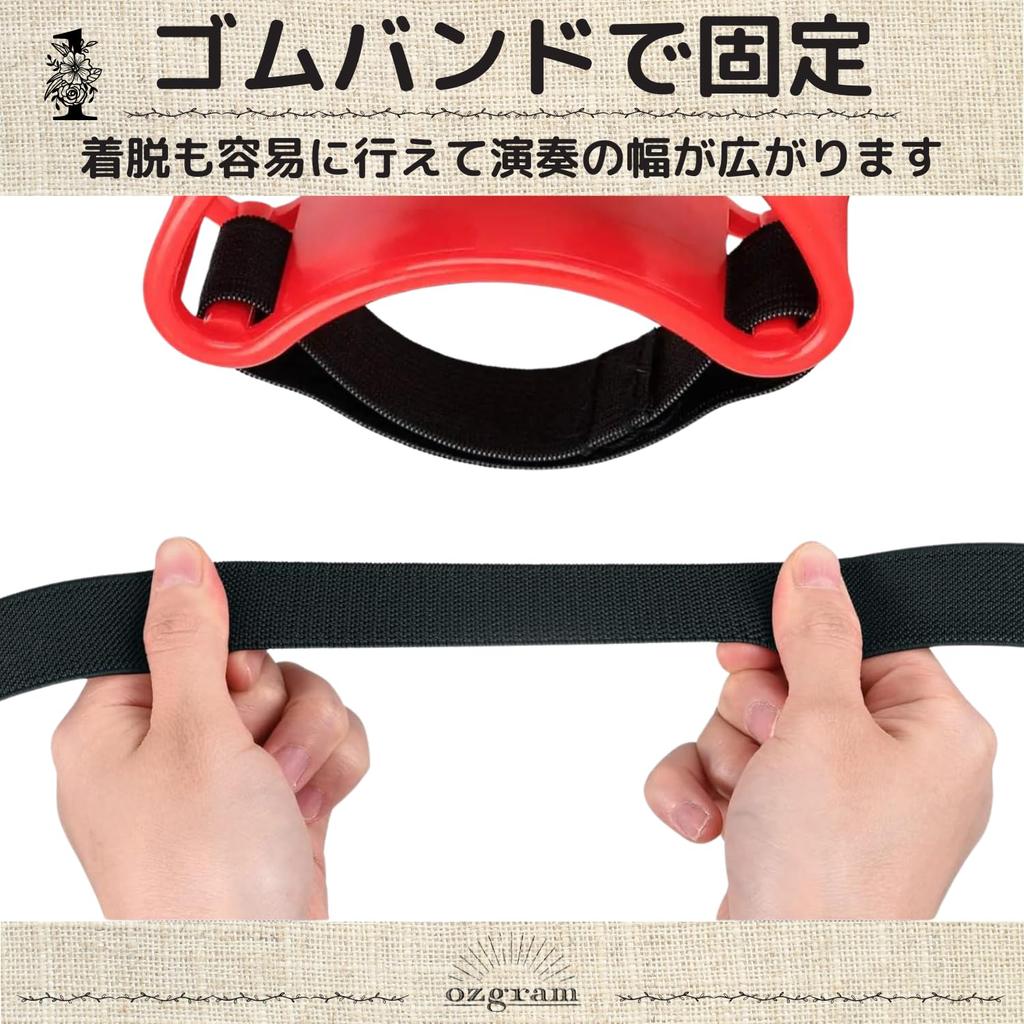 Ozgram Foot Tambourine Foot Percussion Foot Tambourine Cajon Acoustic Footbell Performance Musical Instrument Karaoke Enlivenment [Красный]