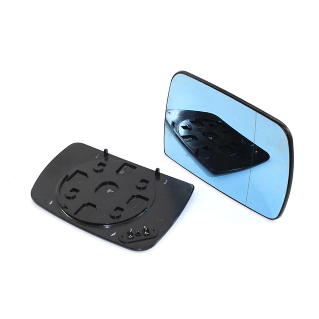 Боковой обогрев зеркала заднего вида, противотуманное зеркало на дверь, лист, подходит для BMW X5 E53 1999-2006 51168408797 51168408810