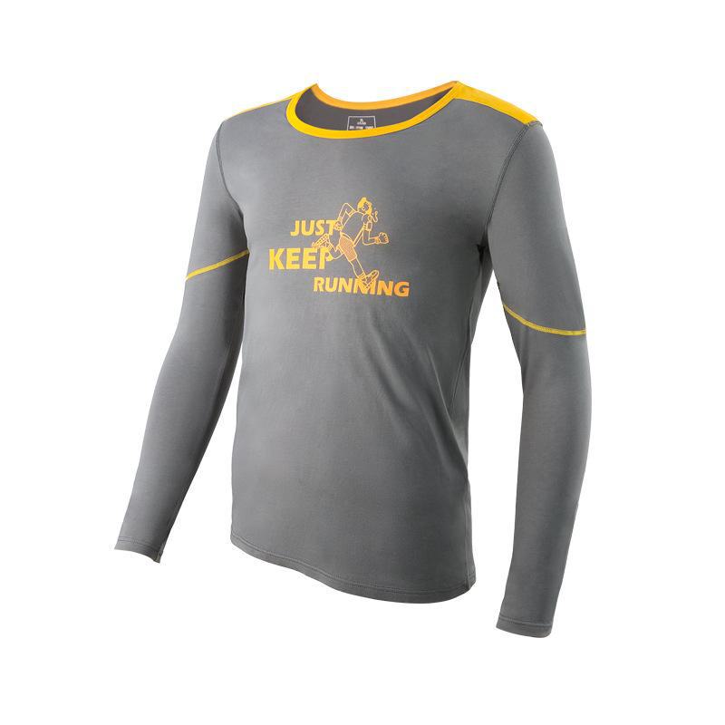 Мужской хлопковый термотоп — легкий, дышащий, с круглым вырезом, базовый вариант на осень