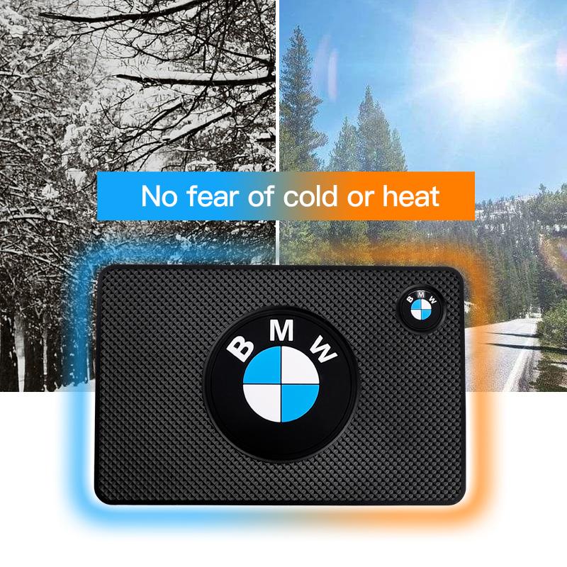 For BMW M X1 X3 For BMW Series i3 i4 G07 G06 G05 G02 G01 F48 F39 G42 G30 G20 Key Chain 1Pcs Car Dashboard Non-Slip Mat PVC Silicone Anti-Slip