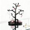 Подставка для серег Поднос для украшений Элегантная для женщин девушек Подарки Дисплей Стойка Дерево Башня