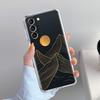 Чехол для телефона Samsung Galaxy S26 S25 S24 S23 S22 Ultra S20 S21 FE 5G Plus Мягкий прозрачный чехол Абстрактный Восход гор Линия