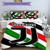 3pcs Juventus FC logo pattern bedding set duvet cover set includes duvet cover &pillowcases,perfect all season bedroom decoration&gift