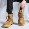 Высокие ботинки мужские универсальные британские ретро-ботинки Martin мужские средние ботинки для инструментов Desert Lokomotiv Short 23817-R