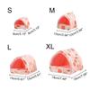 Cute Mini Cage Comfortable Winter Guinea Pig Nest Small Animal Sleeping Bed Warm Mat Hamster House