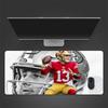 Purdy Mouse Pad, Large Gaming Desk Mat, Non-slip XXL Mousepad for Laptop & Tablet, Mini PC Playmat with Stitched Edges