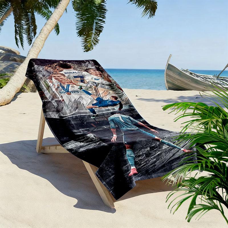 Ronald Print Beach Towel, Large Soft Quick Dry Towel for Beach Camping Swimming