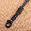 1PC  Keychain Paracord Military Braided Nylon Lanyard With Plastic Buckle High Strength Parachute Cord Camping Equipment Kit
