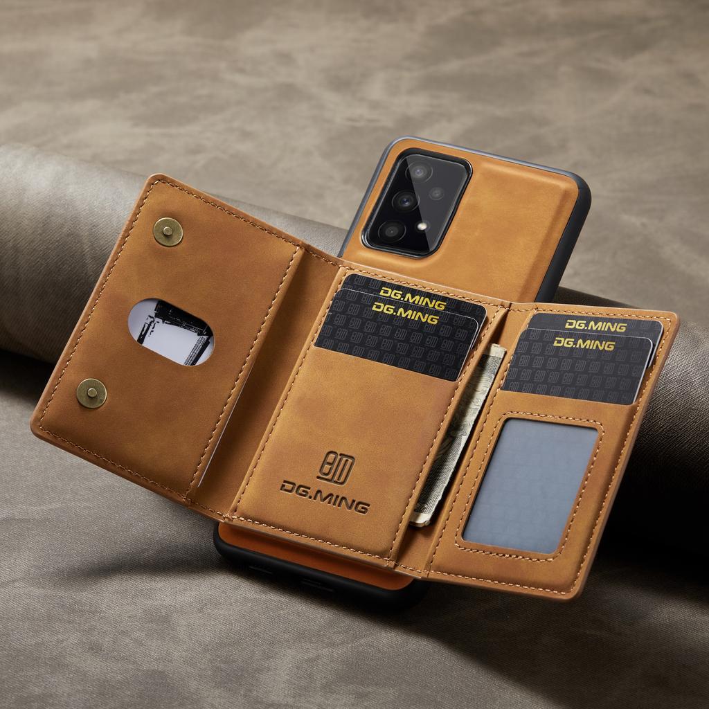 Противоударный магнитный кожаный чехол для Samsung Galaxy A53 A33 A73 A13 A 53 5g, нескользящий чехол для карты памяти