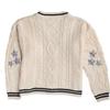 GMXIA Женский осенне-зимний вязаный вышитый кардиган Temperament Aging Loose Casual Sweater