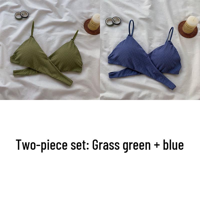 Cross-Back Spaghetti Strap Tube Top with Chest Pads - Sexy Strapless Hollow-Out Base Layer for Women