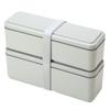 Интегрированный пакет для льда Miyoshi Seisakusho Lunch Box Fit Series Slim Oyster GY GEL-COOL S+L 0101-0178