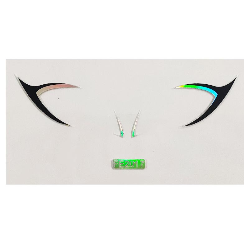 Временная наклейка для лица, наклейка для татуировки, сценическое искусство, наклейка для красоты, сделай сам, имитация лазерного лазера, наклейка для лица, наклейка