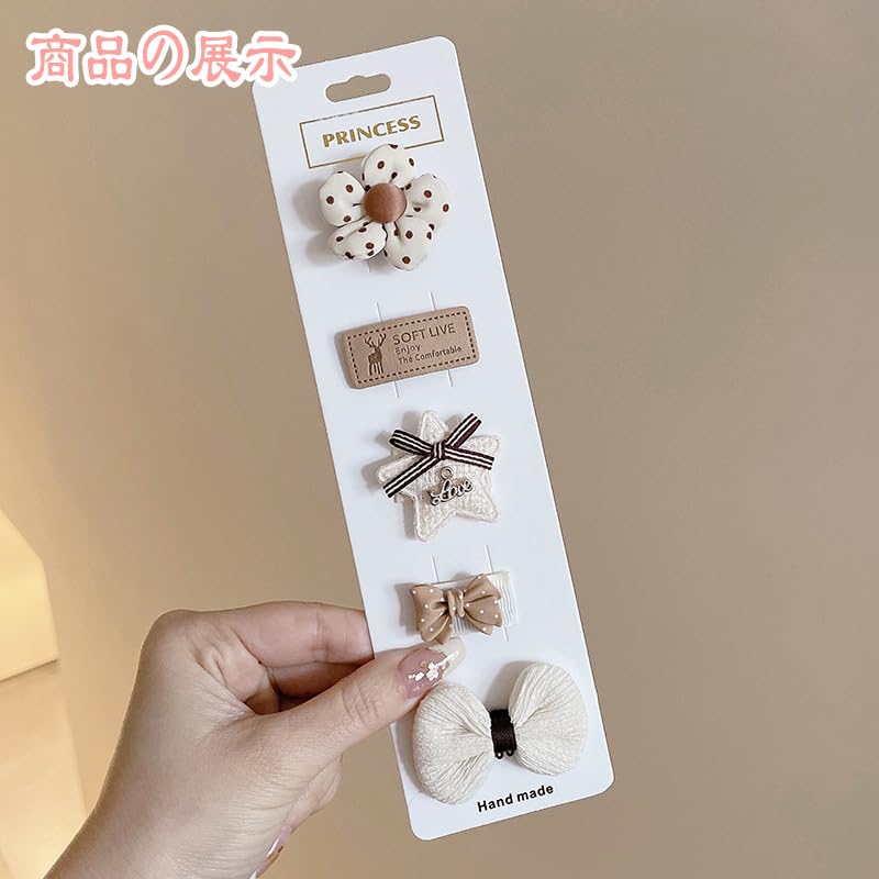 LEACAGR Детские волосы Детские волосы Челка Волосы Подарок на день рождения Заколка, Шпилька, Девочки, Дети, Аксессуар, Заколка, Аксессуар, Камидоме, Милый, Стильный, (Набор 10)