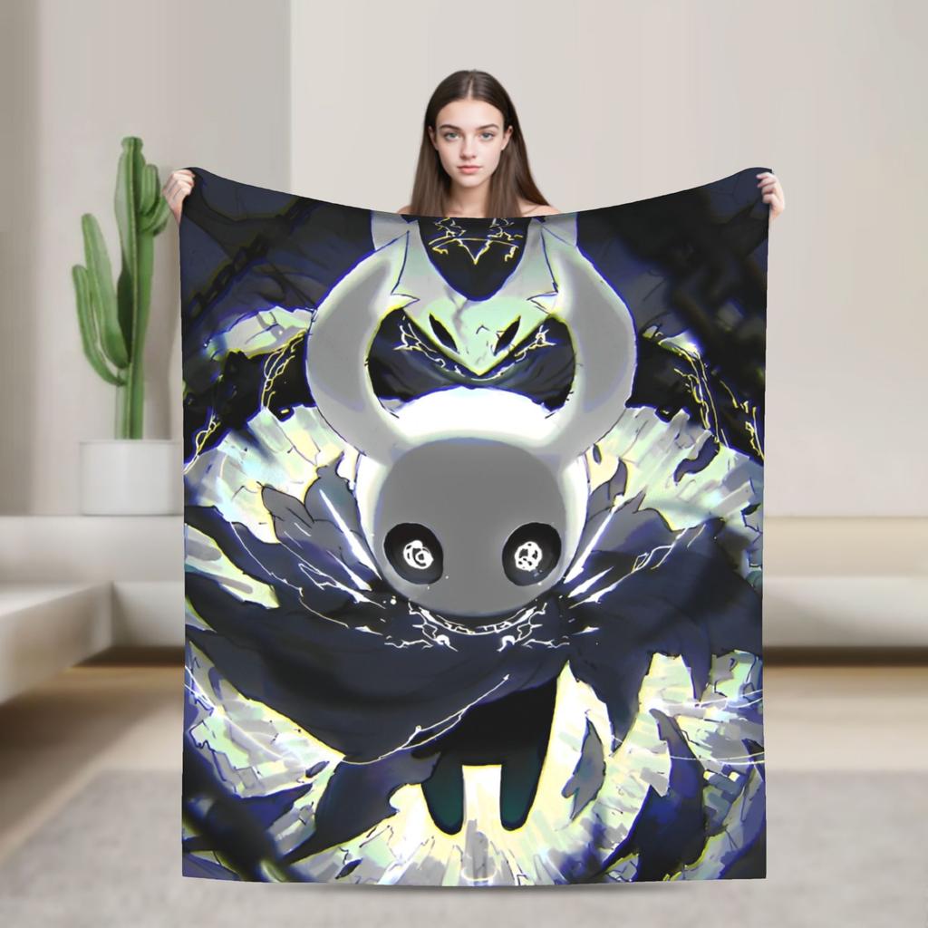 Плед Hollow Knight Фланелевый Игры Экшен Ультра-мягкий Плед-покрывало для Постельного белья Дивана Ковра на кровать