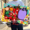 Kids' Role-Playing Kitchen Cutlery Toy Set: Mini Meal Playset for Boys & Girls - Ideal Kindergarten Gift